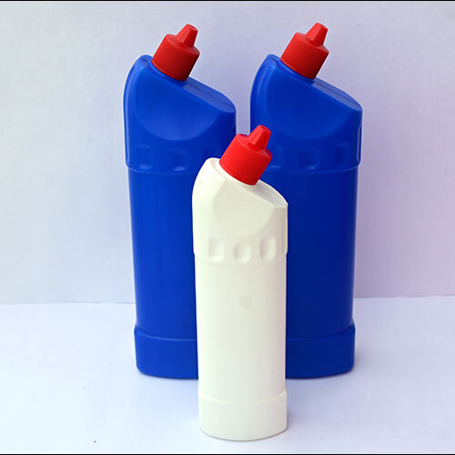 Toilet Cleaner Bottle - Color: White & Blue