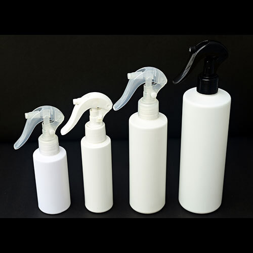 St.Round Shape Mini Trigger Pump Bottle - Color: White