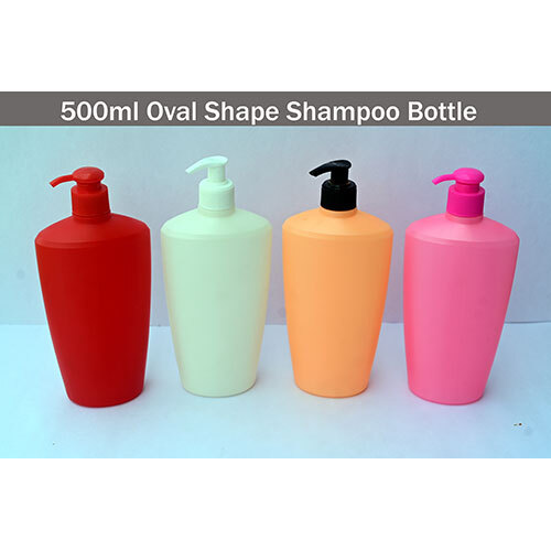 500ML OVAL SHAPE SHAMPOO BOTTLE