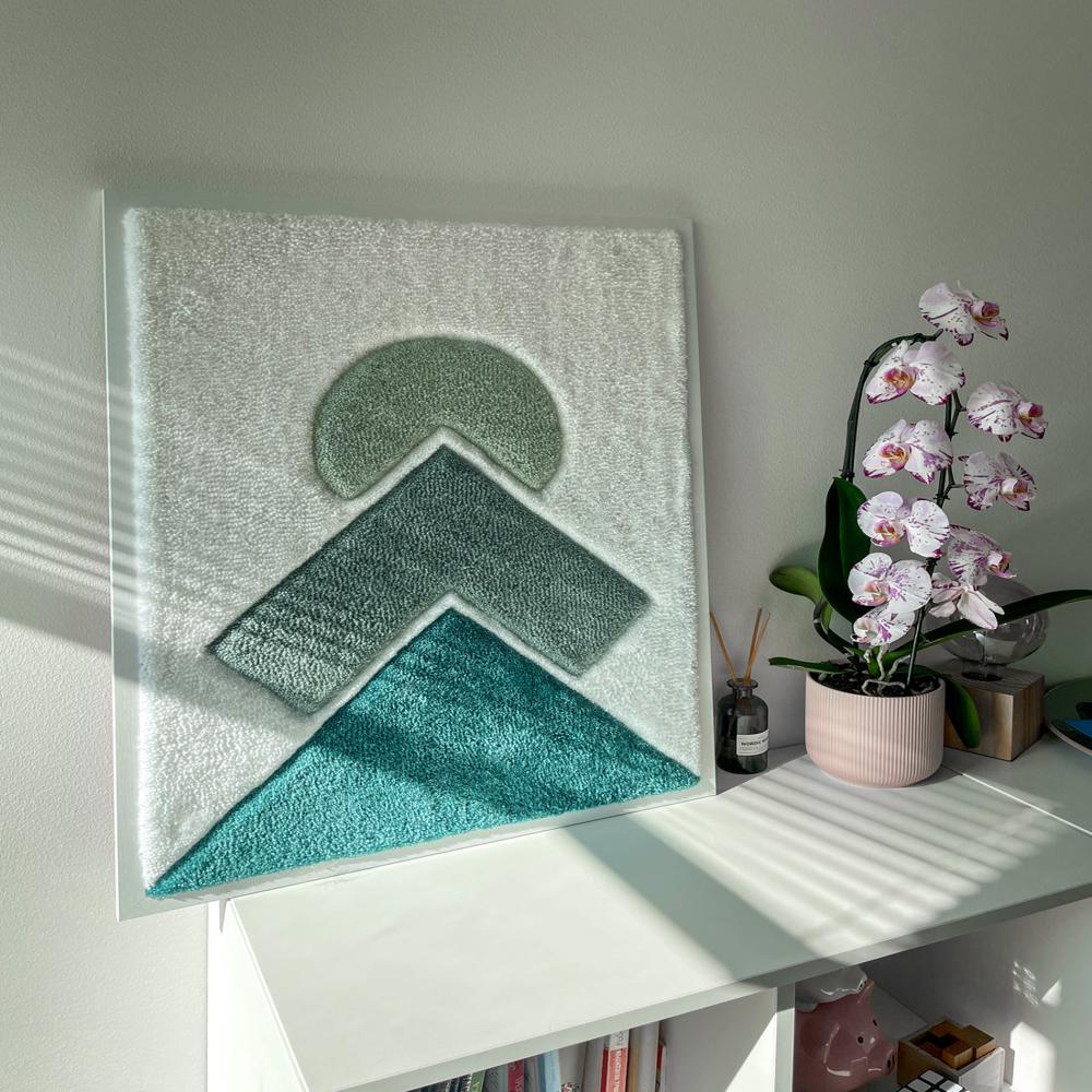 Rugs For Wall - Custom Size Square Wool Handtufted Rug | Handmade Finish, Custom Color And Pattern Design Options