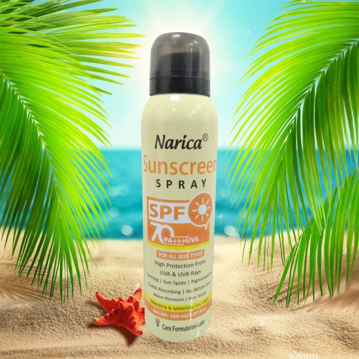 Sunscreen Spray Spf 70 ( For All Skin Type) - Features: High Protection From Uva And Uvb Rays