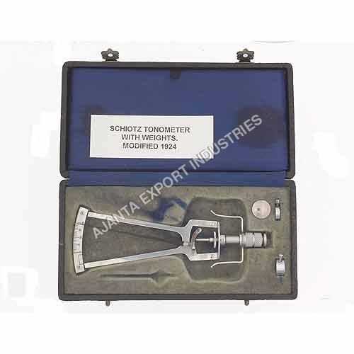Schiotz Tonometer - Stainless Steel, Manual Operation, Laser Technology | Hospital Grade, Lightweight 2-10 kg