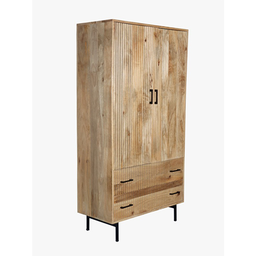 Storage Cabinet Natural - Feature: Durable