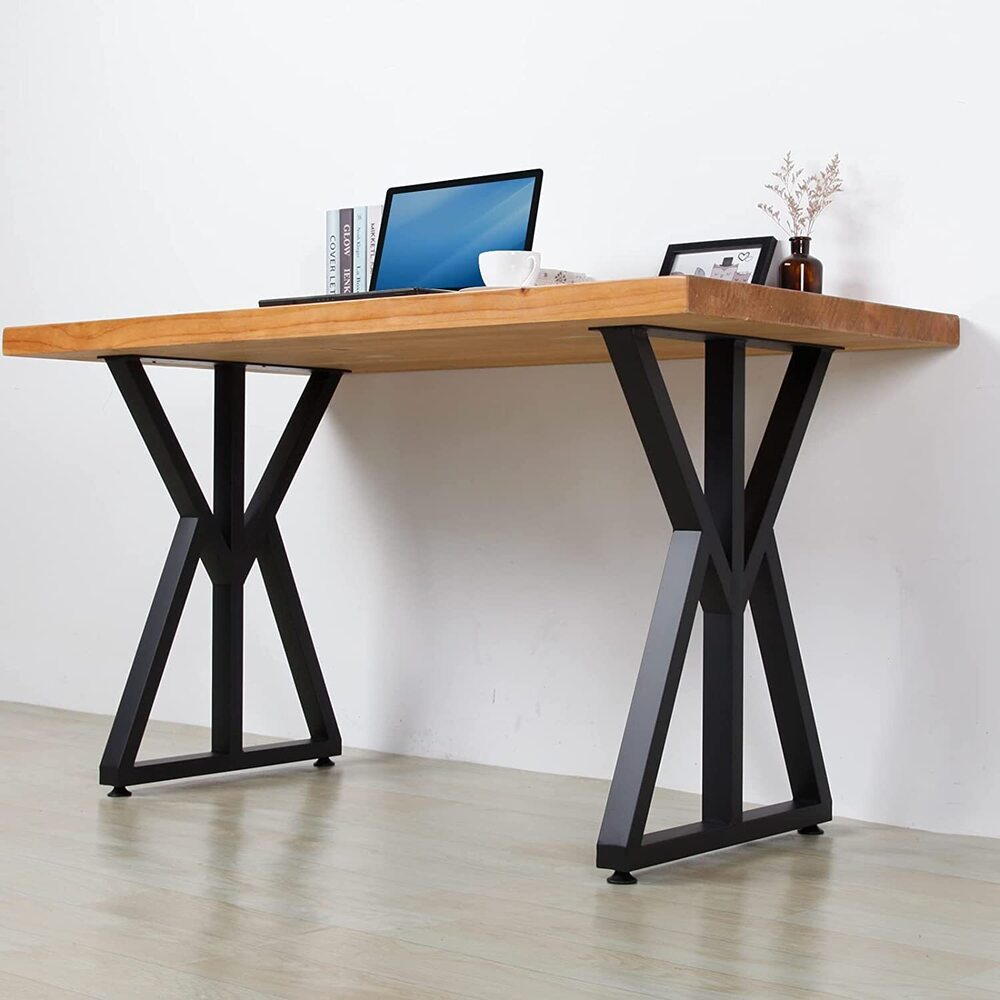 Modern Heavy Duty Tall Black Metal Iron Desk Legs Riser,bench Furniture Legs