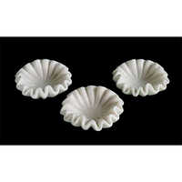 Marble Bowl - Handmade White Marble, Durable Decorative Indian Artistry - Perfect For Home Decor