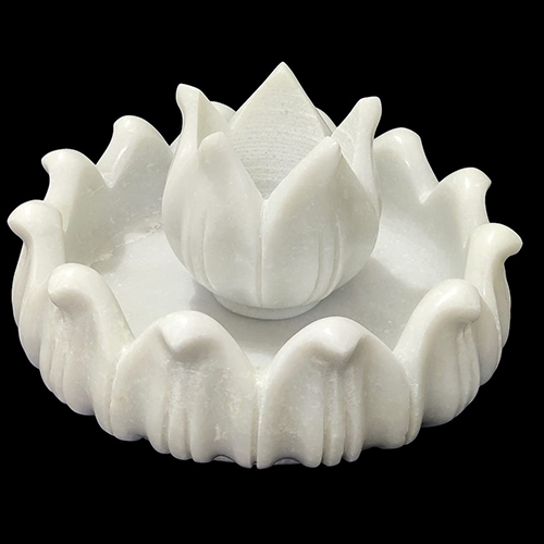 Marble Bowl - Color: White