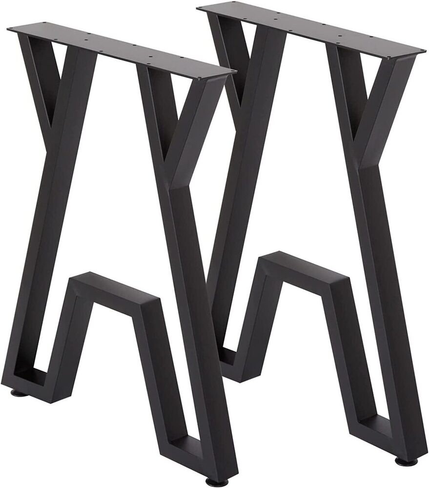 Modern Heavy Duty Tall Black Metal Iron Desk Legs Riser,Bench