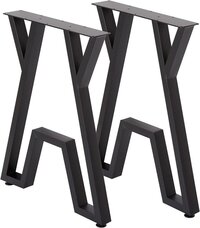 Modern Heavy Duty Tall Black Metal Iron Desk Legs Riser,Bench
