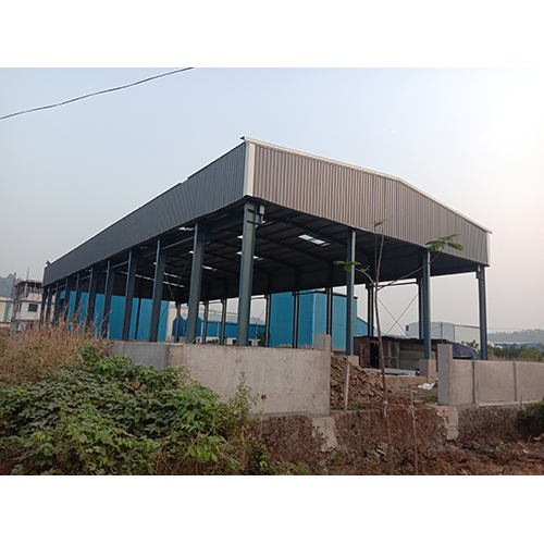 Industrial Prefabricated Warehouse Shed - Color: As Per Requirement