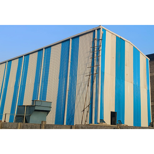 Ms Prefabricated Factory Shed - Color: As Per Requirement