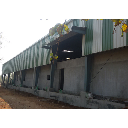 Prefabricated Warehouse Factory Shed - Color: As Per Requirement