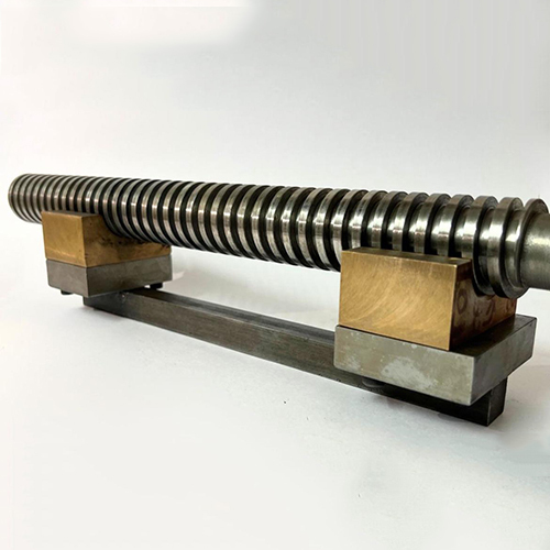 Square Thread Brooze Nut Lead Screw - Color: Silver