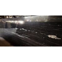 Mansoon Black Granite - Slabs, Polished Finish | Premium Flooring Solution, Durable With Normal Water Absorption