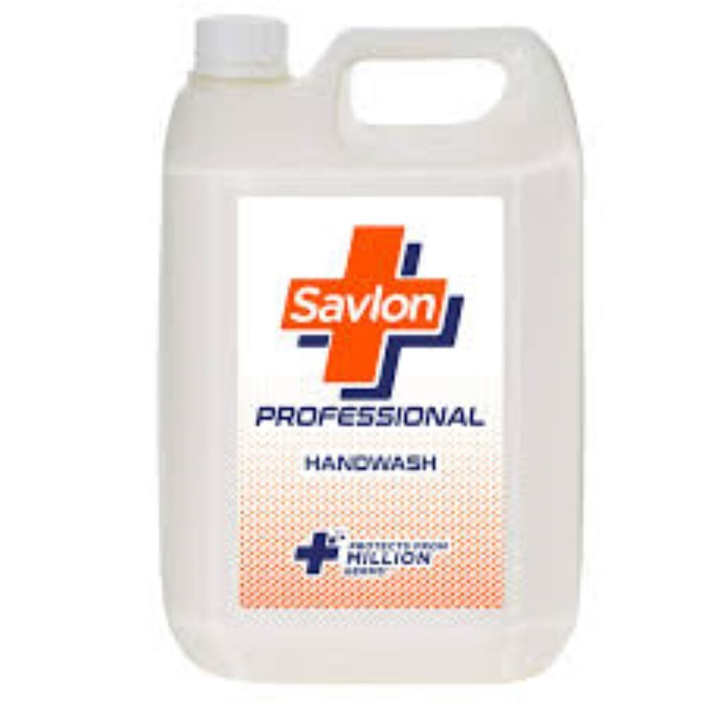 Savlon Handwash 5 Ltr - Liquid Handwash Refill, 99.9% Germ Protection, Paraben Free, Dermatologically Tested, Suitable For All Skin Types
