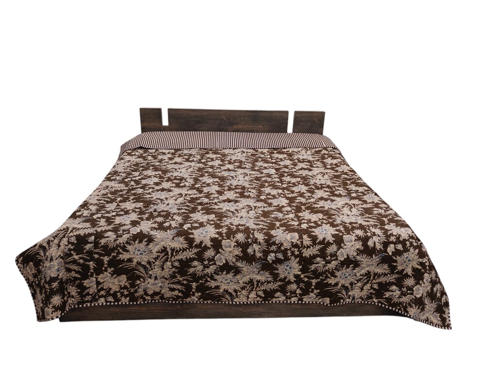 Screen Printed Cotton Quilted Quilts