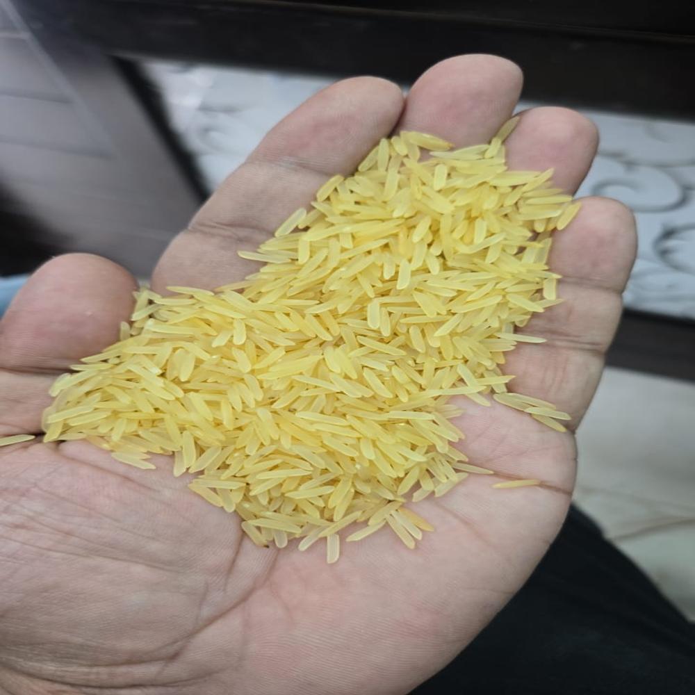 1121 Golden Sella Rice - Long Grain, Golden Color , Organic Cultivation with Zero Moisture and High Purity