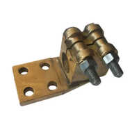 Brass Connecting Lug - High-quality Brass, Customizable Thickness, Brown Color | Reliable Electrical Equipment Connection Component
