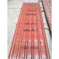 Nataraj Roofing Premium Tile Profile Sheet - Color: Red