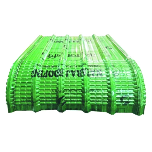 Nataraj Roofing Crimped Sheet - Color: Green