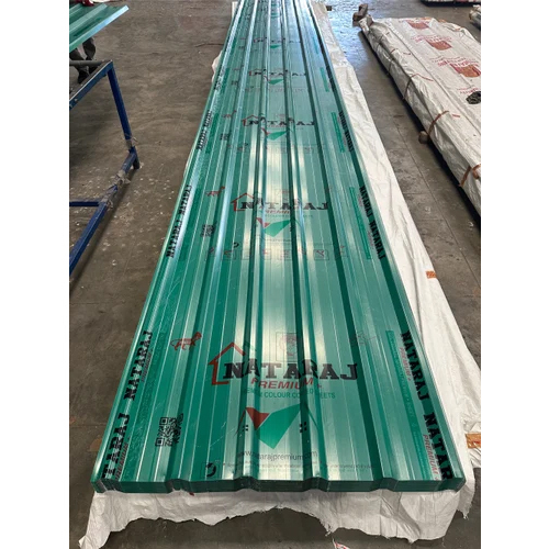 Nataraj Color-coated Green Color Profile Sheet