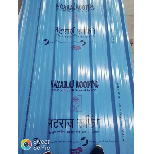 Nataraj Galvanized Roofing Sheets - Color: Blue