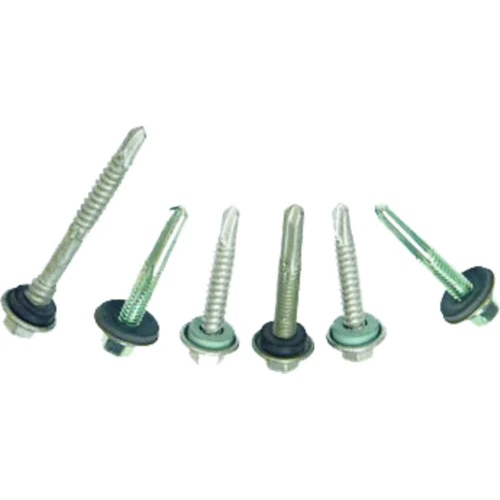 H P Self Drilling Screw - Color: Silver