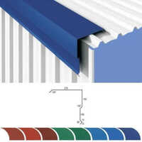 Gable End Flashing - Steel/stainless Steel, Standard Size, Blue Color | Galvanized And Coated, Corrosion-resistant For Industrial Use