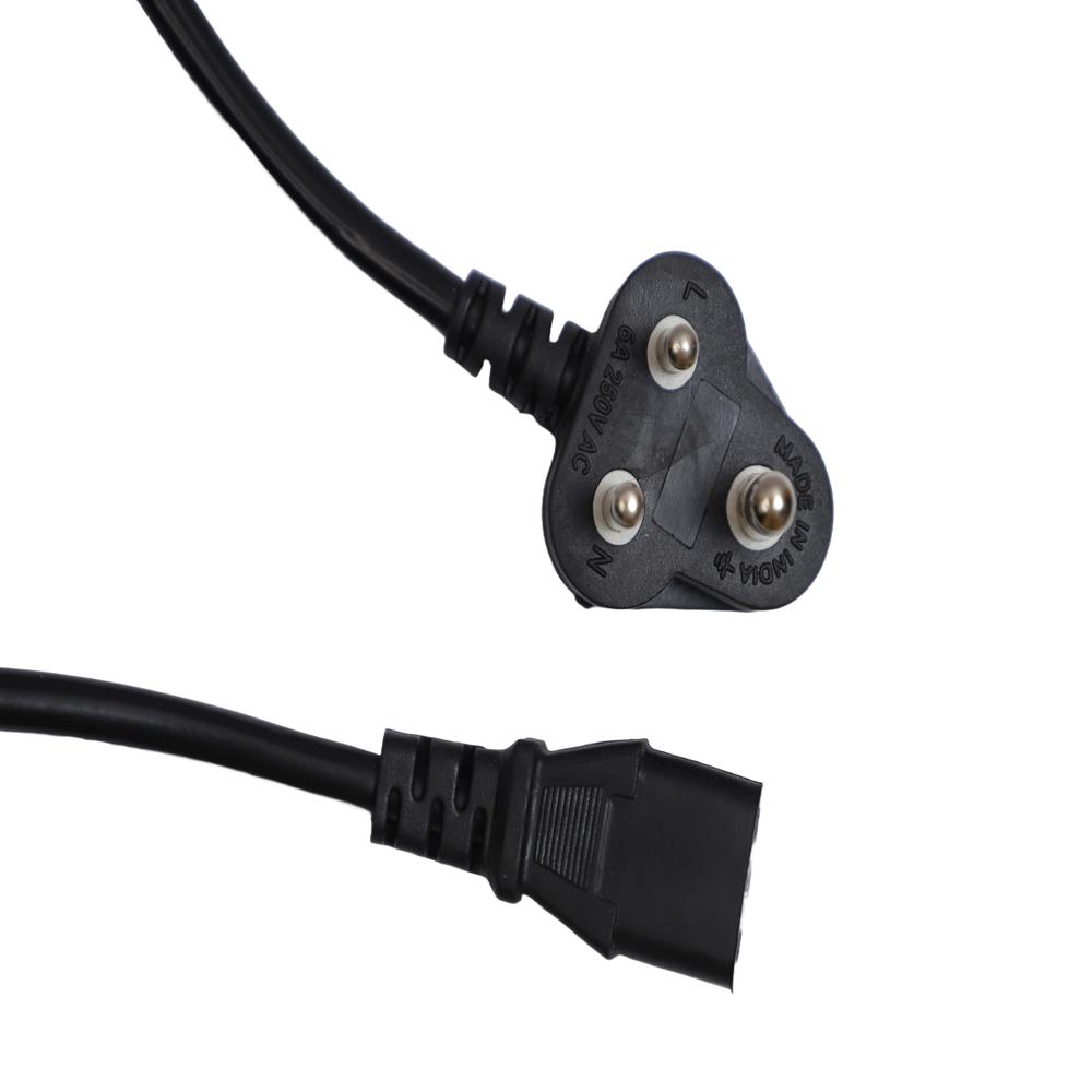 Pvc Computer 3 Pin Power Cable - Application: Electric Equipment