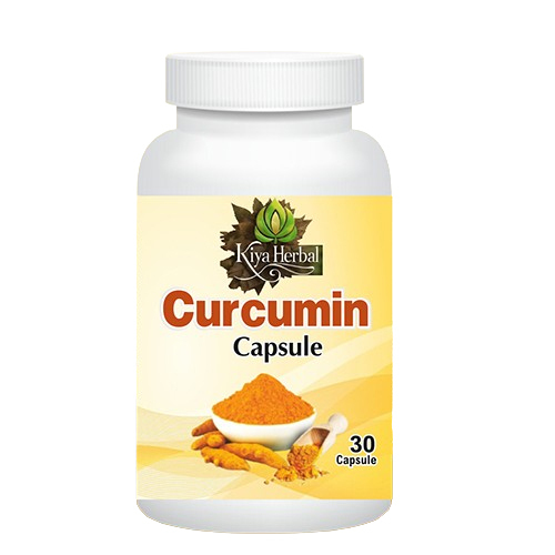 Curcumin Capsules - 60 Count Bottle | Herbal Medicine for Adults, Twice a Day Dosage, Room Temperature Storage