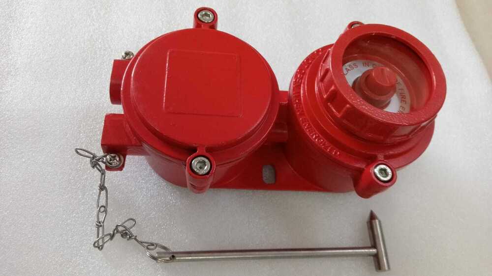 Cast Aluminium Alloy Red Flameproof Manual Call Point