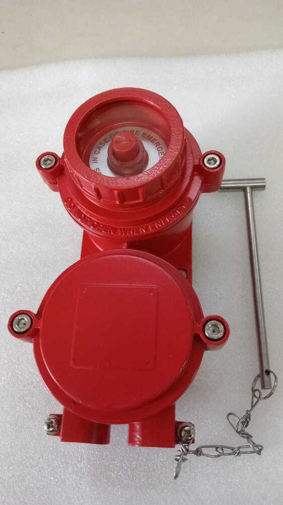 Cast Aluminium Alloy Red Flameproof Manual Call Point