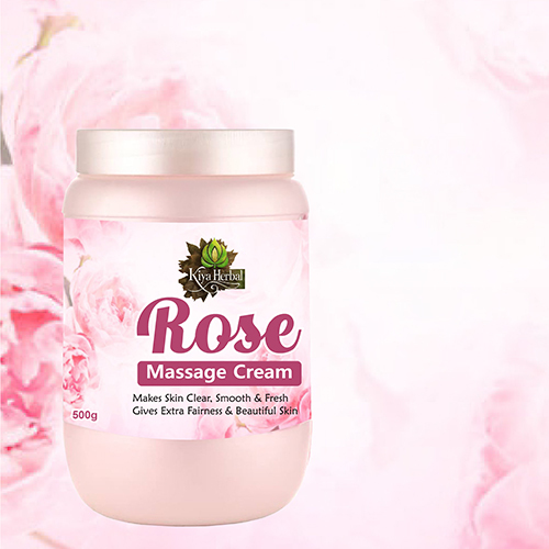 500Gm Rose Massage Cream - Characteristics: 100% Herbal