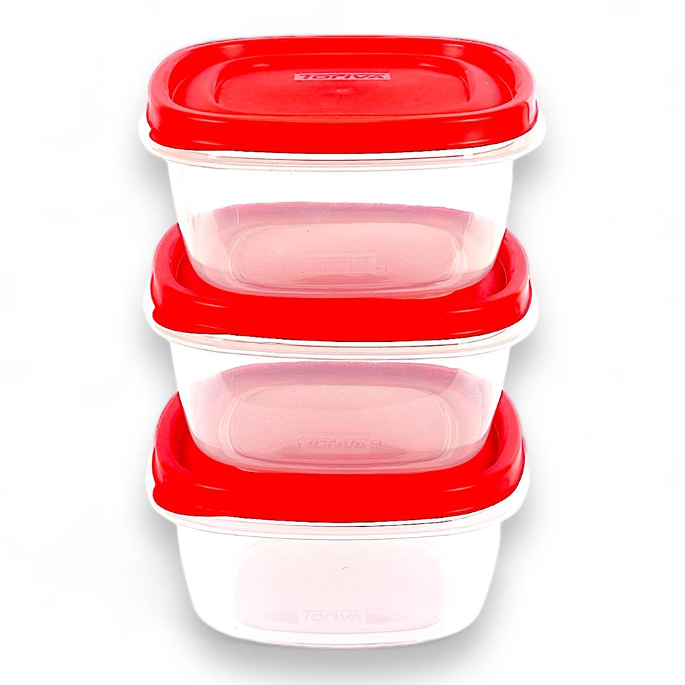 1200ml Counter Top Container: Set Of 3