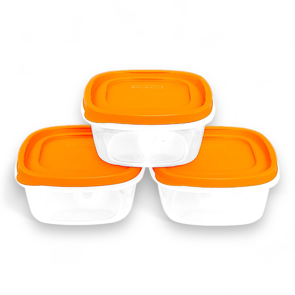 1200ml Counter Top Container: Set Of 3