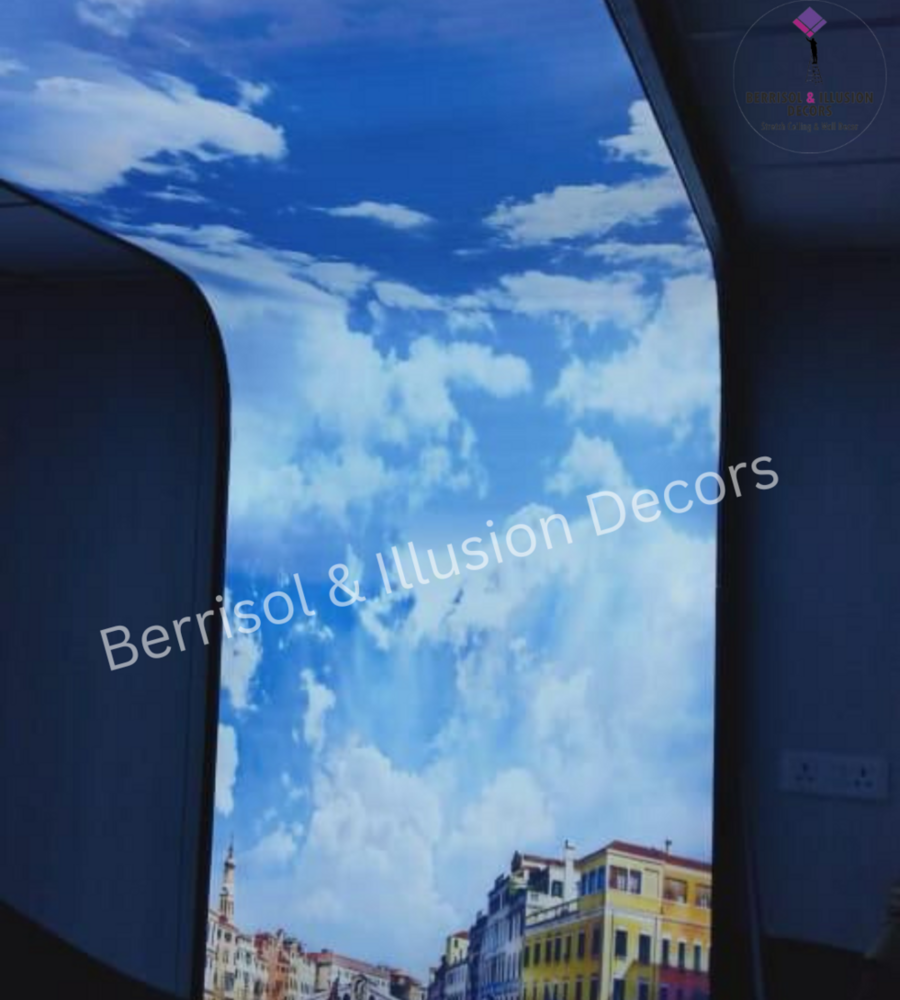 Roof Cloud Stretch Ceiling - Length: 10 Foot (Ft)