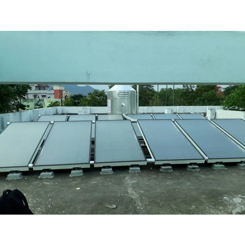 Advanced Industrial Engery-Efficient Solar Water Heater - Color: Grey