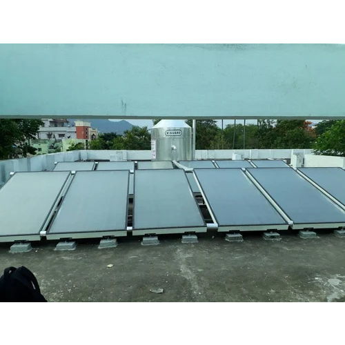 Industrial Solar Water Heater - Color: Grey