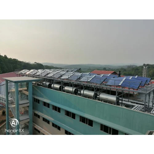 Commercial Solar Water Heater With Heat Pump - Color: Green