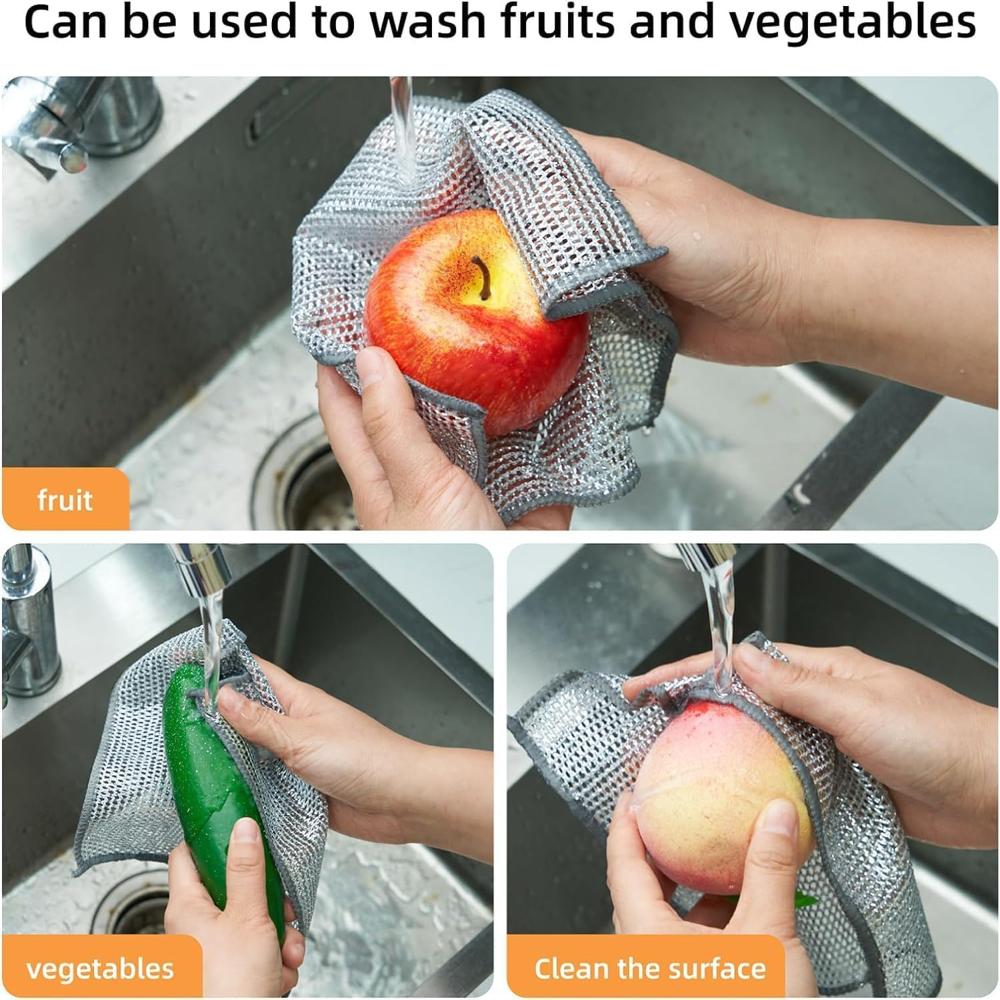 Double Layer Dish Wash Cloth