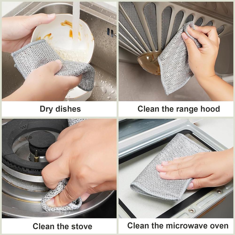 Double Layer Dish Wash Cloth