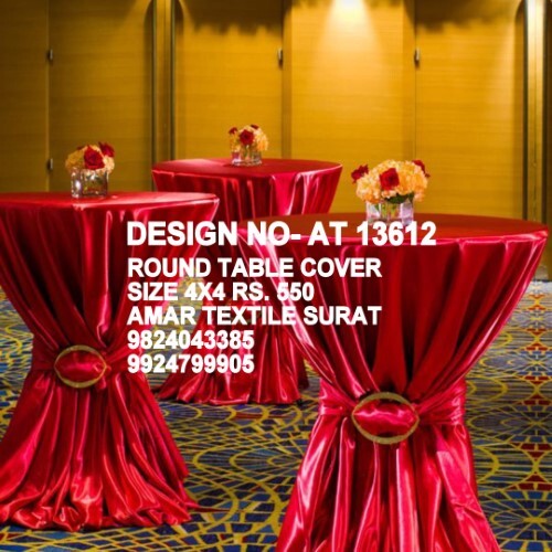 Readymade Round Table Cover - Color: All Available
