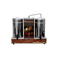 Tea Coffee Maker - Stainless Steel, Silver Finish | Semi-Automatic, User-Friendly, 220-240 Volt, 1-2 Year Warranty