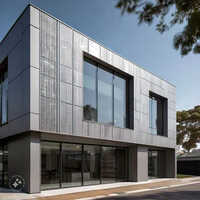 Acp Cladding - Aluminum Composite, 4mm-6mm Thickness, Gray Color | Class A Fire Rating, Suitable For Exterior Wall Cladding