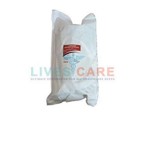 Absorbent Cotton Wool - 100% Cotton, Roll Form, Super White In 100g, 250g, 400g, 500g Sizes | High Absorbency, 99% Purity, Ideal For Wound Care And Cleaning