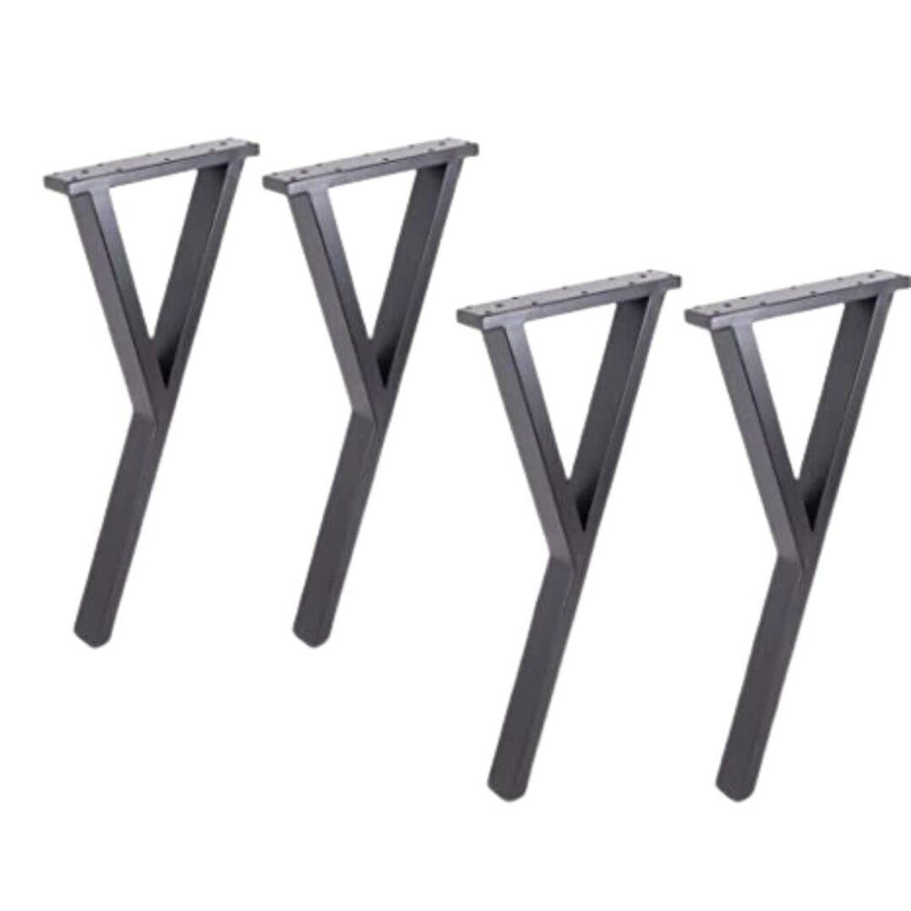 Dining Table Legs, Y- Shaped Vintage Steel Table Legs, Office Table Legs