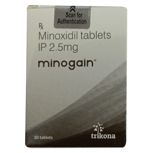 2.5Mg Minoxidil Tablets Ip - Storage Instructions: Dry Place