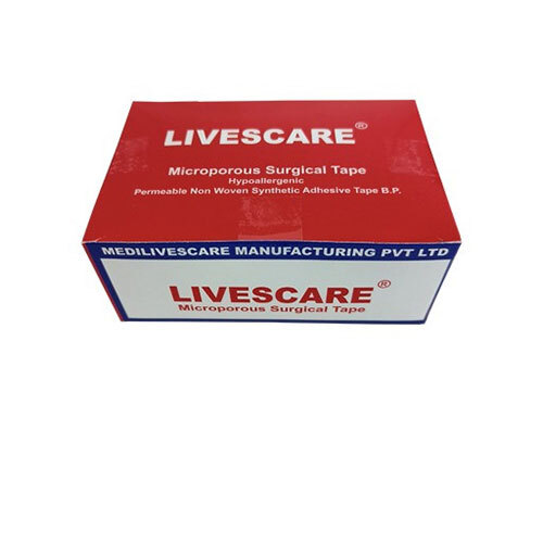 Microporous Surgical Tape - Hypoallergenic, Breathable Material | Ideal For Sensitive Skin, Easy Application