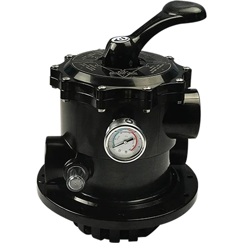 Top Mount Valve - Color: Black