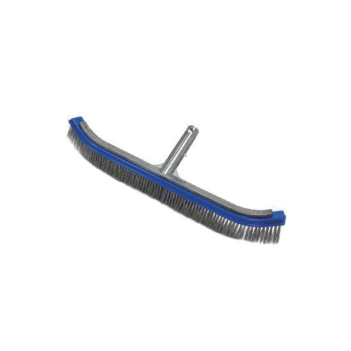 18 Algae Brush With Alu Back And Ss Bristles - Color: Blue