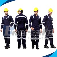 Navy Blue Work Wear Cotton Jacket